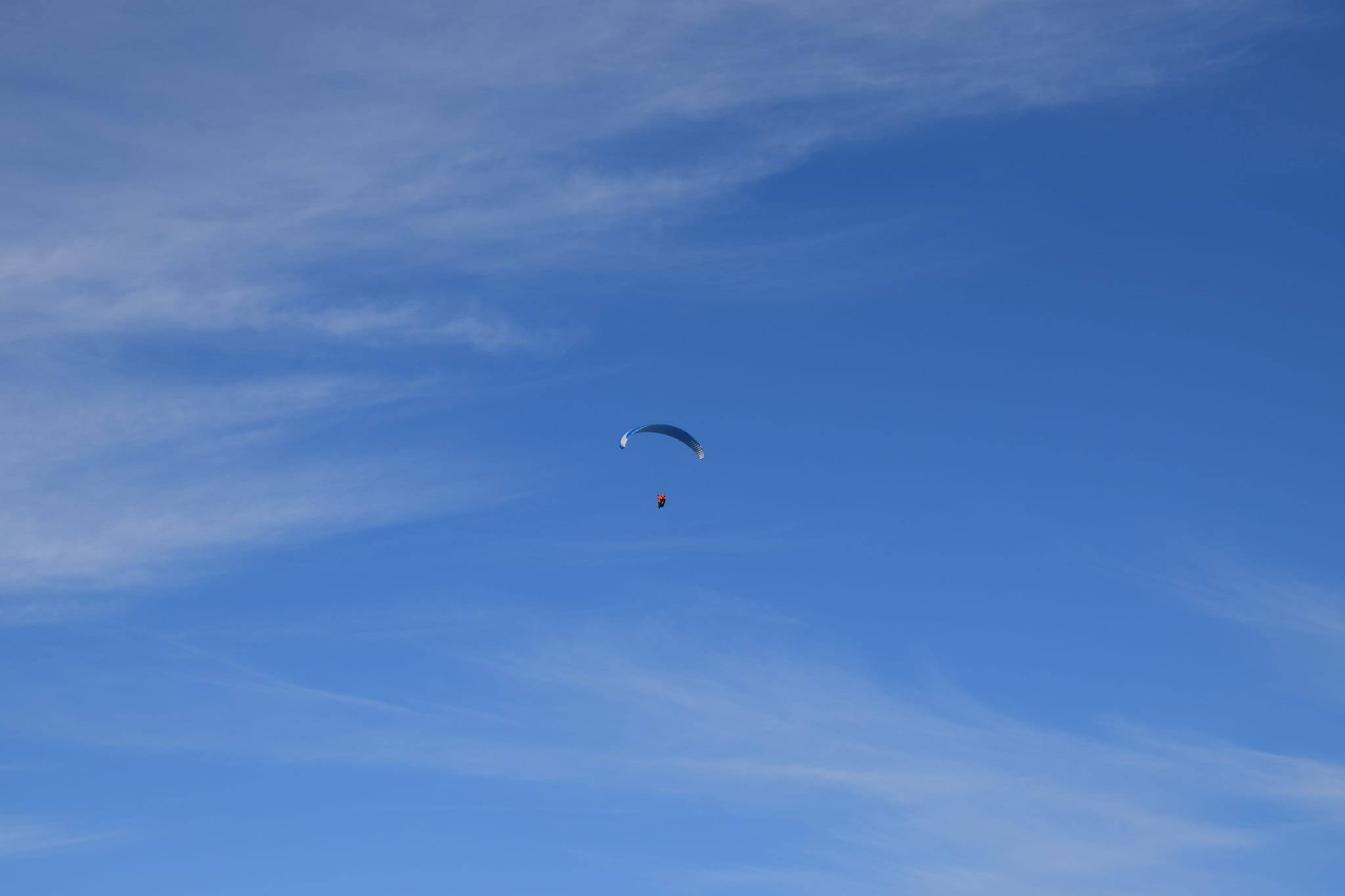 Paraglider above the blorenge